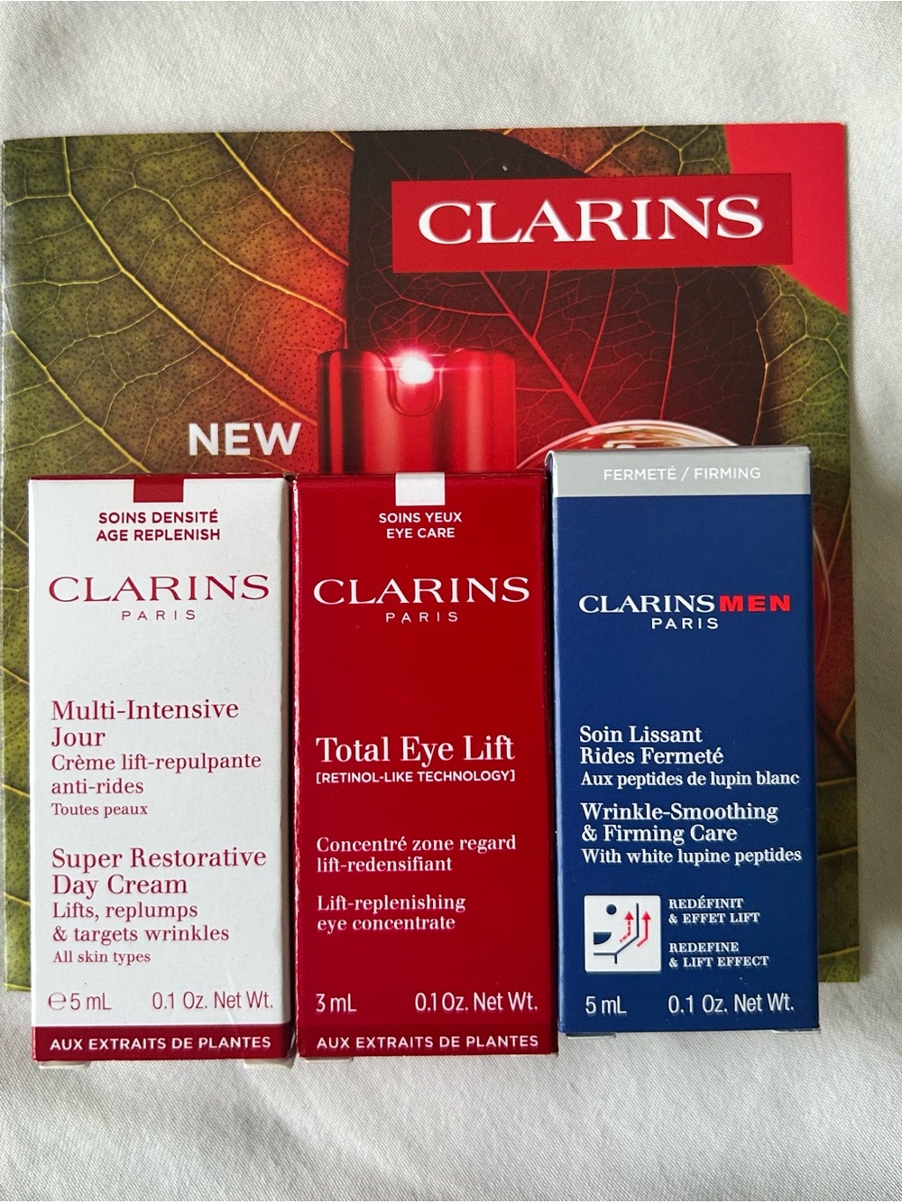 Clarins Deluxe Samples